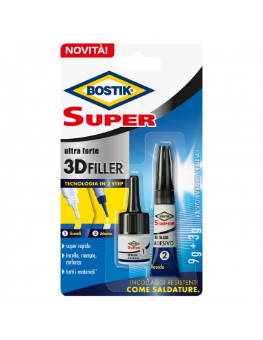 Bostik Super 3D Filler 9g + 3g