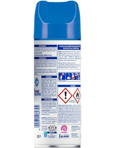 Napisan Spray Disinfettante Multisuperfici, Confezione da 12x740 ml di  Disinfettante Spray, Spray da 740 ml : : Salute e cura della  persona