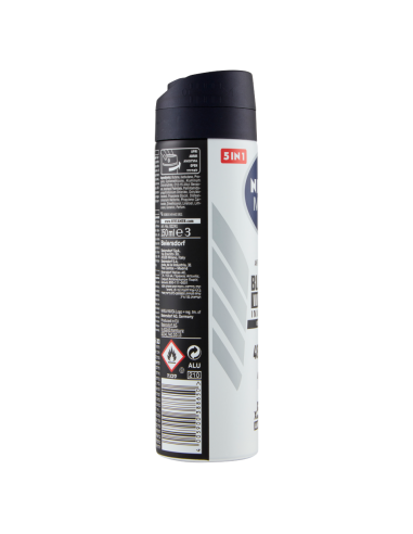 Nivea Men Deodorante Uomo Invisible Black & White Spray -150ml