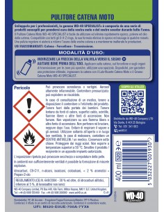 LUBRIFICANTE CATENA, RAPPORTI, CAMBIO BICI PER CONDIZIONI UMIDE BIKE WD-40  WET 100ml