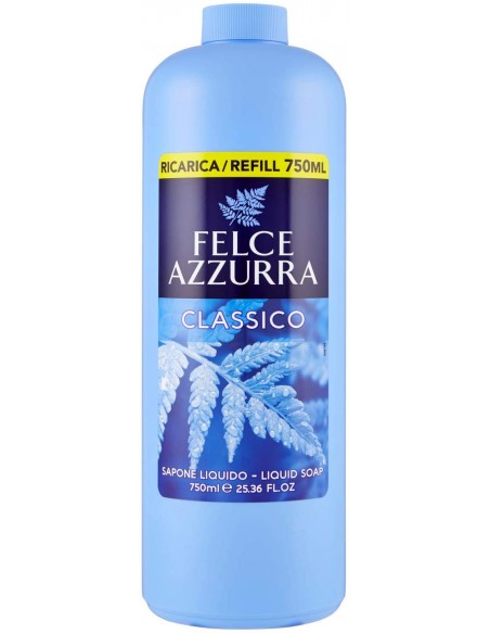 Felce Azzurra Sapone liquido 750ml Ricarica fresco